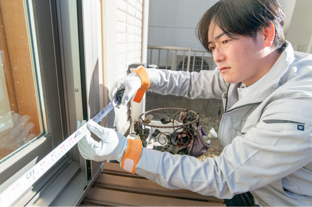 作業風景の写真