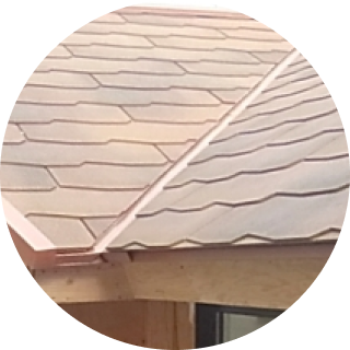 谷板金のサビ・穴あき