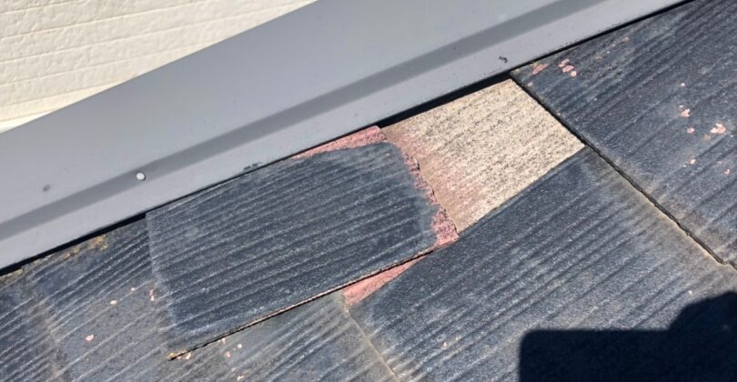 屋根材の割れ