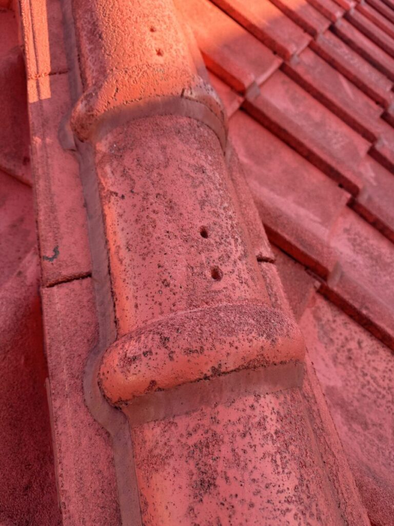 桶川市・O様|棟板金・貫板交換(スレート屋根)_貫板交換後