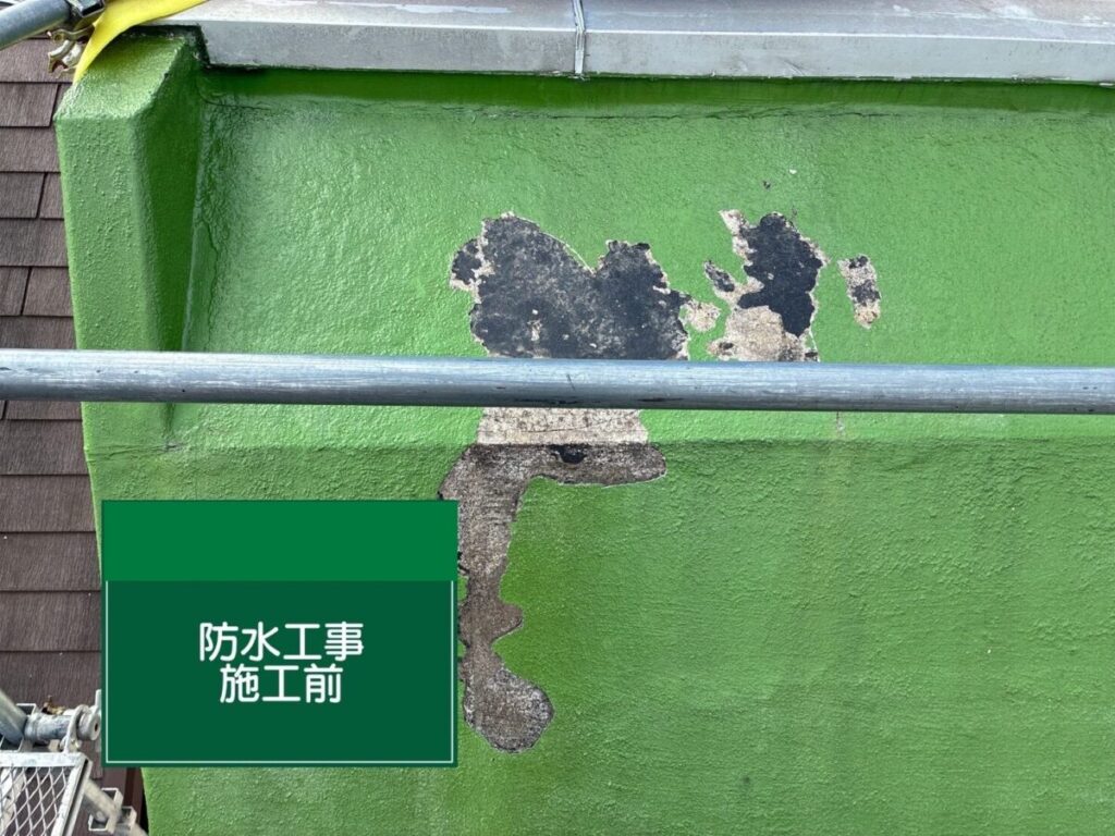 桶川市・O様|棟板金・貫板交換(スレート屋根)_貫板アップ