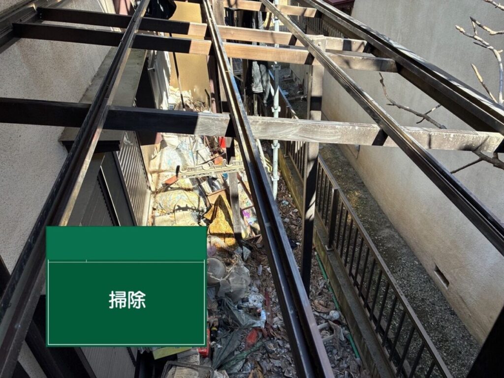 本庄市・K様|屋根塗装(スレート屋根)_下塗り