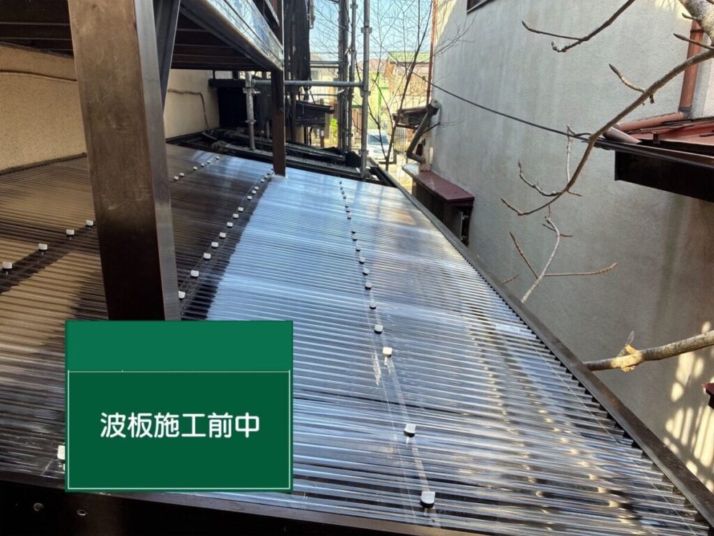 本庄市・K様|屋根塗装(スレート屋根)_中塗り