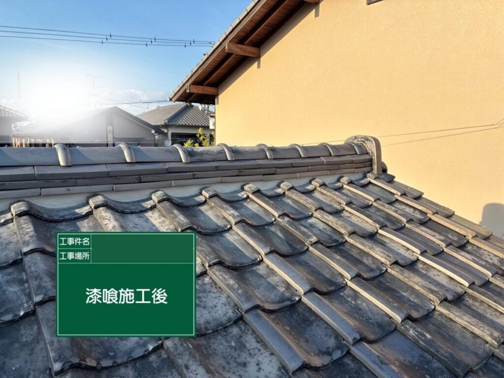 飯能市・A様|棟瓦積み直し_棟瓦脱着(着)