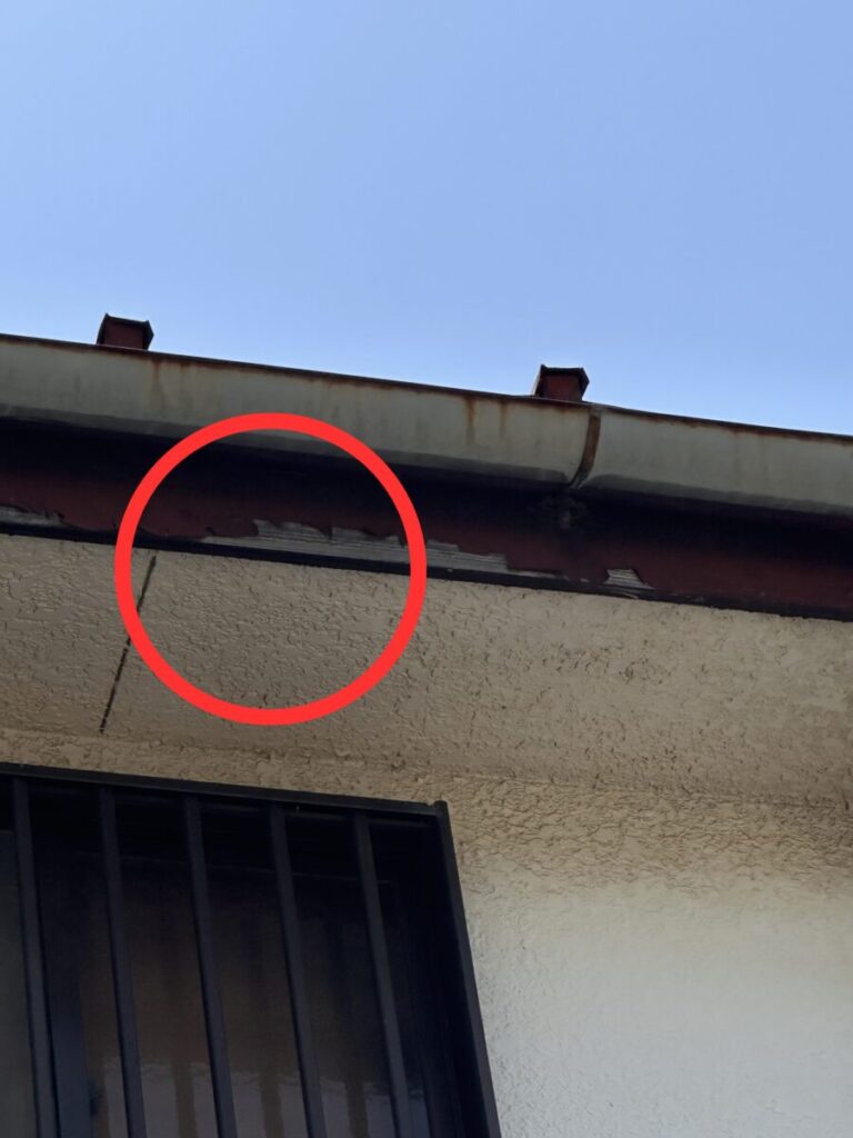 桶川市・O様|棟板金・貫板交換(スレート屋根)_貫板全体