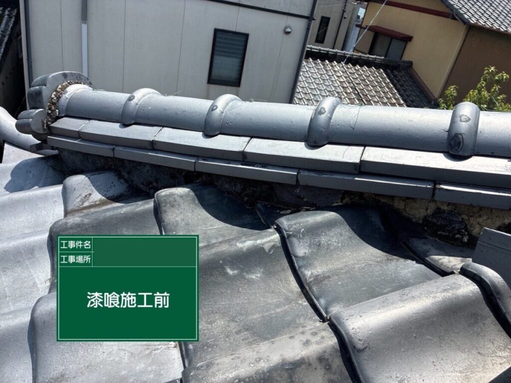 桶川市・O様|棟板金・貫板交換(スレート屋根)_貫板交換後