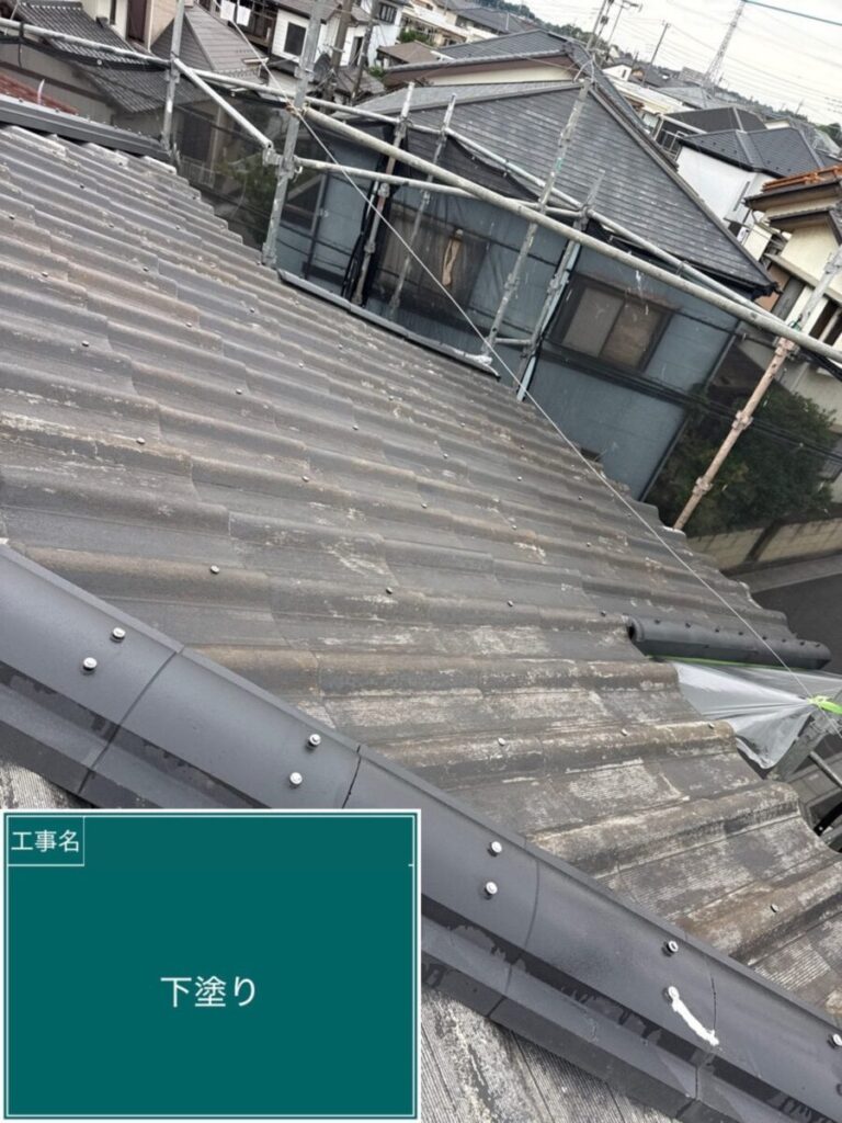 飯能市・A様|棟瓦積み直し_漆喰新設