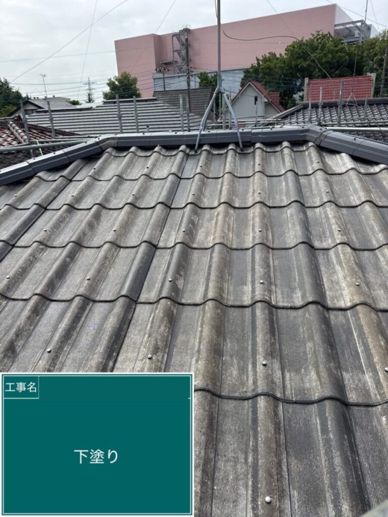 飯能市・A様|棟瓦積み直し_漆喰新設2