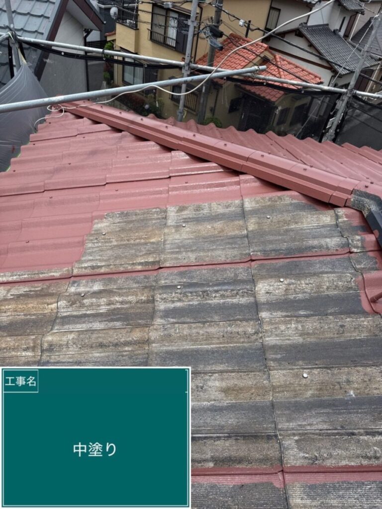 飯能市・A様|棟瓦積み直し_棟瓦脱着(着)